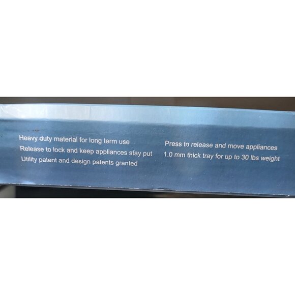 Appliance Sliding Tray Everie rollers & brake Move Appliances up to 30 lbs - Picture 4 of 14